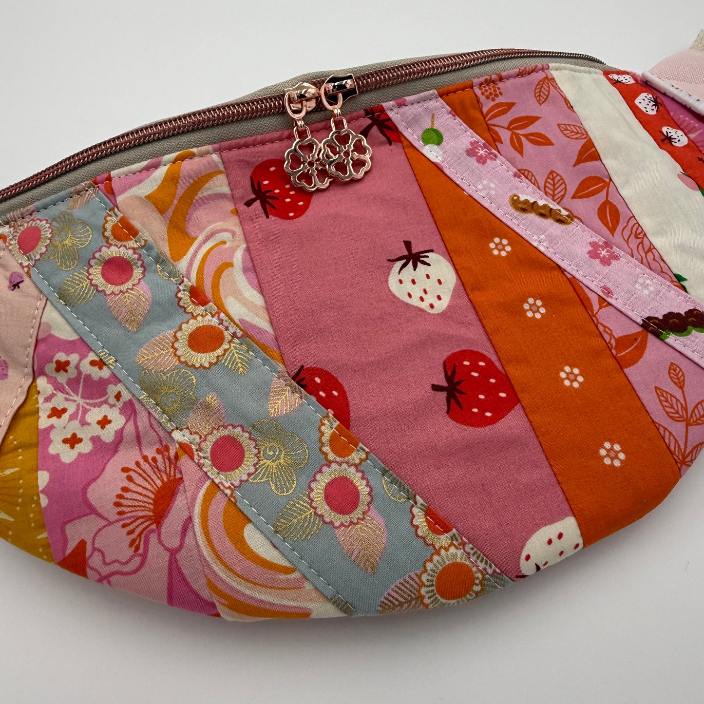 Strawberry Sunset Patchwork Sling