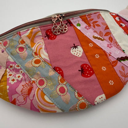 Strawberry Sunset Patchwork Sling