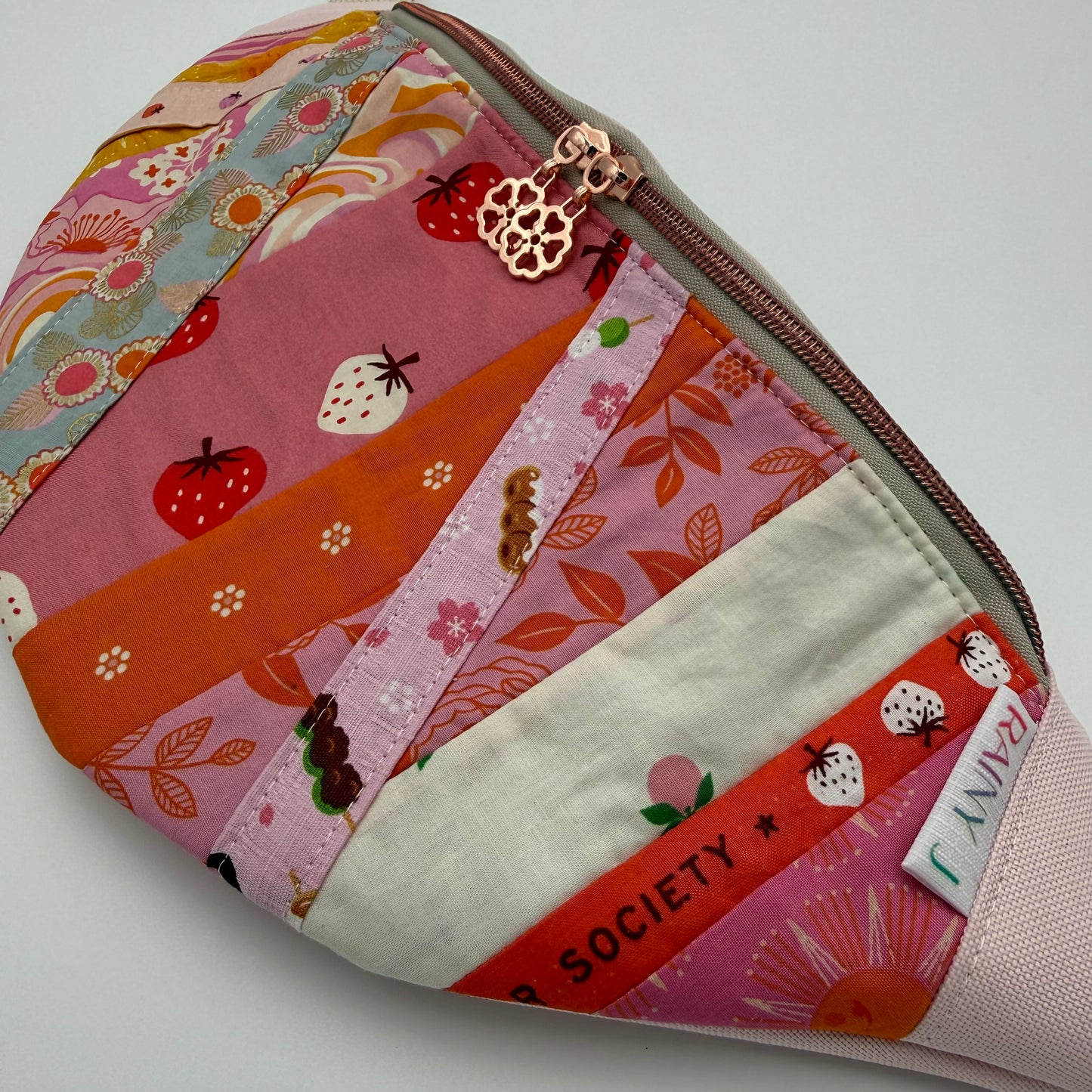 Strawberry Sunset Patchwork Sling