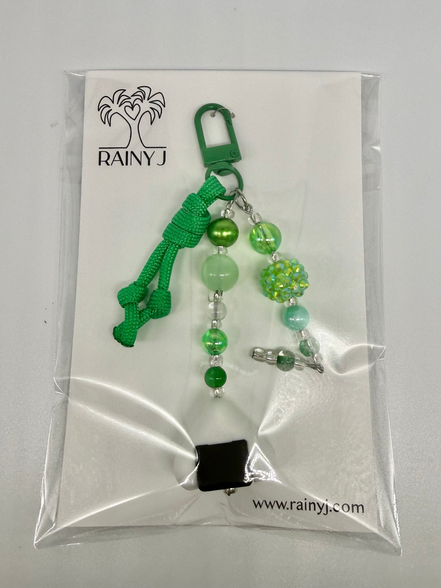 example of onigiri bag charm in retail package as an example